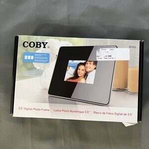 Coby Black Digital Photo Frame